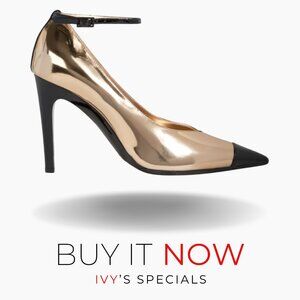 Jimmy Choo Cierra 100 Mirrored Patent-Leather Pumps – Timeless Elegance